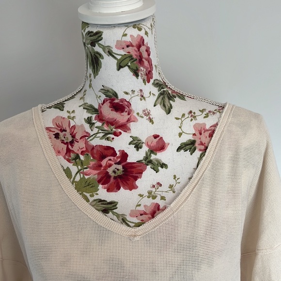 Anthropologie Annette Floral Thermal Long Sleeved Top - Picture 8 of 14